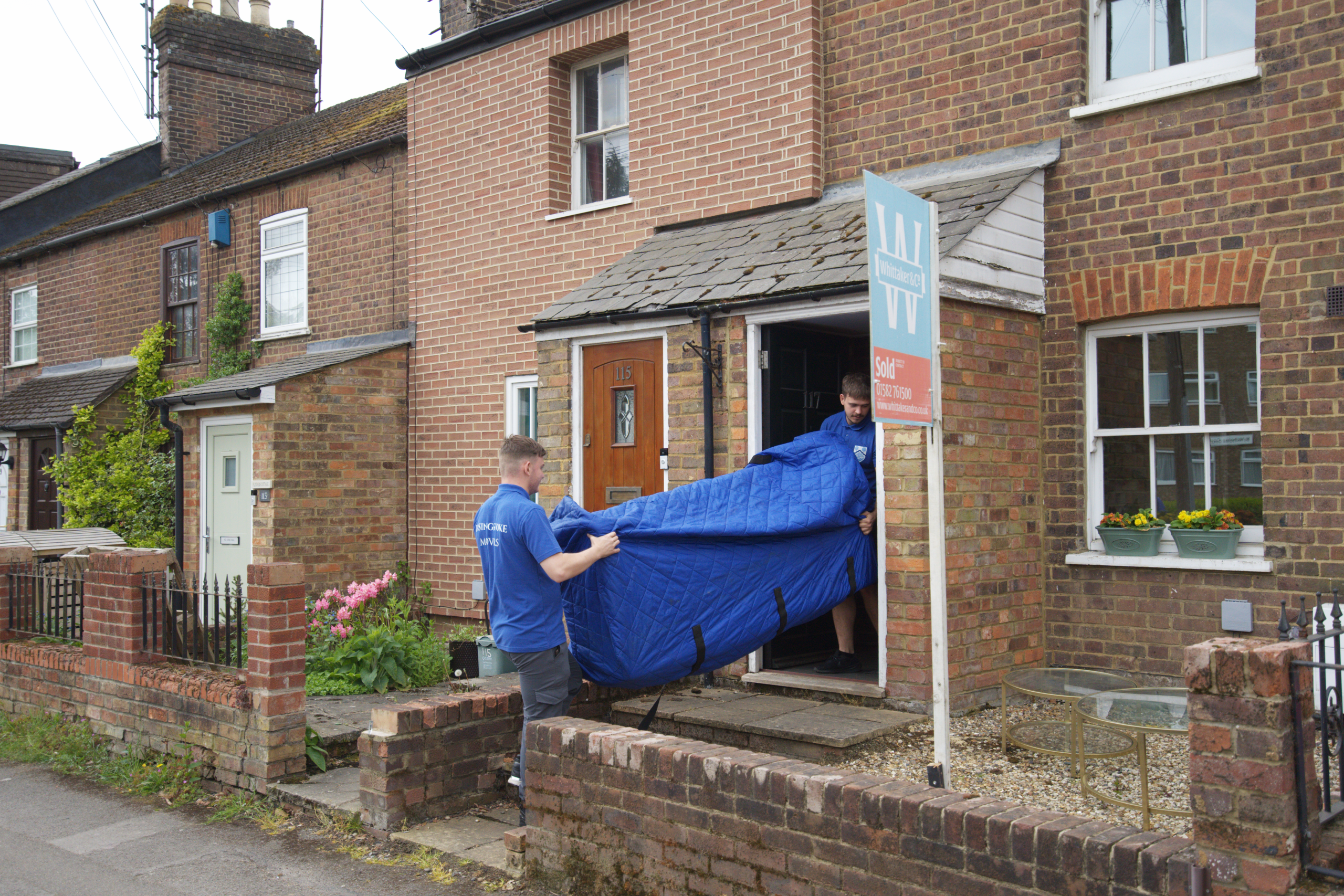 Basingstoke Movers loading van - removals Basingstoke